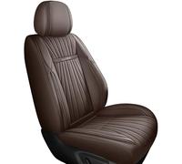 Karstry Juego Completo de Fundas para Asientos de Coche Universales, Fundas Asientos Coche Delanteros y Traseros, Compatible con Airbag Lateral, Se Adapta a la Mayoría de los Automóvil, Marrón