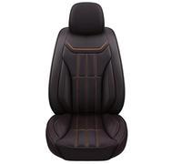 Karstry Juego Completo de Fundas para Asientos de Coche Universales, Fundas Asientos Coche Delanteros y Traseros, Compatible con Airbag Lateral, Se Adapta a la Mayoría de los Automóvil, Café