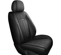 Karstry Juego Completo de Fundas para Asientos de Coche Universales, Fundas Asientos Coche Delanteros y Traseros, Compatible con Airbag Lateral, Se Adapta a la Mayoría de los Automóvil, Negro