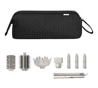 KarSyon Shark Flex Style - Funda para secador de Pelo Dyson Airwrap Cepillo Revlon Herramientas de Pelo, Bolsa de Transporte, Organizador de rizador Plano, Black, Medium to Large, Portabilidad