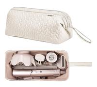 Karsyon Shark Flex Style - Funda para secador de pelo Dyson Airwrap cepillo Revlon herramientas de pelo, bolsa de viaje, organizador de rizador plano (beige)