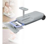 Kart de limpieza para niños, carrito de limpieza mejorado con fregona y luces geniales, kart portátil retráctil para interiores o exteriores con gran capacidad de almacenamiento.