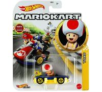 KART MACH 8 DE TOAD MODELO DIECAST 5CM DE SUPER MARIO ESCALA 1:64 HOT WHEELS