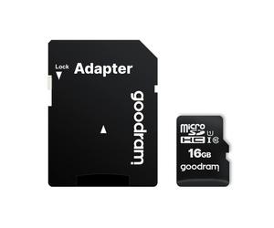 Karta pamięci GoodRam M1AA-0160R12 (16GB; Class 10, Class U1; Adapter, Karta pamięci)
