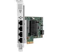 Hewlett Packard Enterprise HPE I350-T4 - Netwerkadapter - PCIe 2.0 x4 - Gigabit Ethernet x 4 - voor ProLiant DL20 Gen10, DL325 Gen10, DL360 Gen10, DL380 Gen10, ML30 Gen10, XL220n Gen10 (P21106) -B21