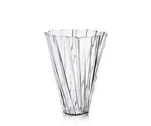Kartell 1229B4 - Jarrón Shanghai, color Cristal, Transparente