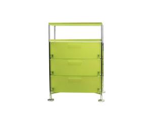 Kartell 2021L3 - Contenedor de Oficina para hogar, Color Amarillo