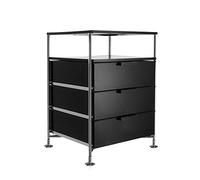 Kartell 2021L8 - Contenedor de Oficina para hogar, Color Ahumado
