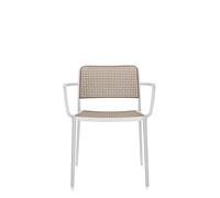 Kartell Audrey - Silla, Estructura Blanca, Con brazos, Arena