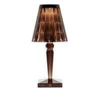 Kartell Big Battery, Lámpara de mesa, Versión con pilas de intensidad regulable, Alimentación directa, Cola