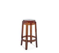 Kartell Charles Ghost, Juego de 2 taburetes, H 65 cm, Ámbar