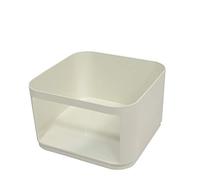 Kartell Componibile Elementos Componibles, Elemento cuadrado, Bajo H. 23, 38 x 23 x 24 cm, Blanco