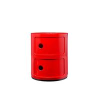 Kartell Componibile Elementos Componibles, Rojo, 32 x 40 x 33 cm, 2 elementos