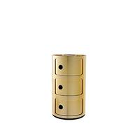 Kartell Componibile Elementos modulares, Oro, 32 x 58.5 x 33 cm, 3 elementos
