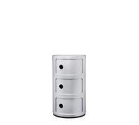 Kartell Componibile Elementos modulares, Plata, 32 x 58.5 x 32 cm, 3 elementos