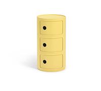 Kartell Componibili Bio Mueble contenedor, Amarillo, H 58 cm, 3 Elementos Bio