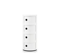 Kartell Componibili Cajonera, Blanco, 32 x 32 x 77 cm