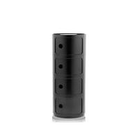 Kartell Componibili Cajonera, Negro, 32 x 32 x 77 cm, 4 elementos