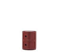 Kartell Componibili, Mueble Contenedor 2 Elementos, Burdeos