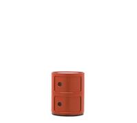 Kartell Componibili, Mueble Contenedor 2 Elementos, Naranja
