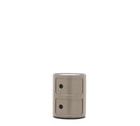 Kartell Componibili, Mueble Contenedor 2 Elementos, Tórtola