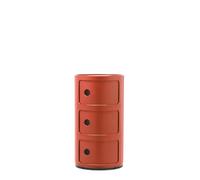 Kartell Componibili, Mueble Contenedor 3 Elementos, Naranja