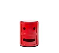 Kartell COMPONIBILI Smile Mueble, Cara seria, Rojo Cara seria, 40 x 40 x 32 cm, 2 elementos Smile