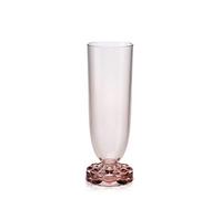Kartell Jaleas Familia Copa flauta, Rosa, Juego de 4 Piezas
