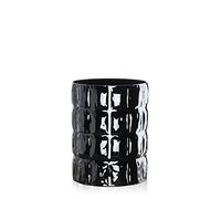 Kartell Jarrón, Negro, Brillante