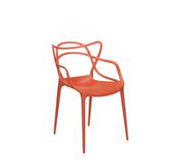 Kartell Masters, Silla, Naranja ocaso, Set de 2