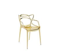 Kartell Masters, Silla, Oro, Set de 2