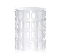 Kartell Matelasse Jarrón, Blanco, Brillante