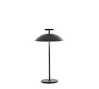 Kartell Mini Geen-A, Lámpara de mesa con batería, Intensidad regulable, H 36.5 cm, Negro