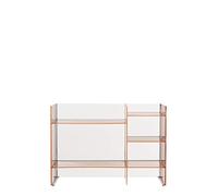 Kartell Sound-Rack Mobile Caja, PMMA, Rosa Visón, 26 x 75 x 53 cm