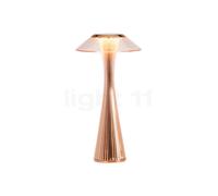 Kartell Space, lámpara de sobremesa LED, cobre