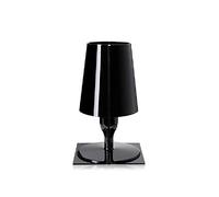 Kartell Take, Lámpara de mesa, Negro, Brillante
