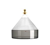 Kartell Trullo - Tarro de Almacenaje, Cristal/Ahumado, 27 x 25 cm