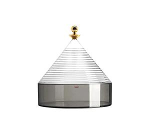 Kartell Trullo - Tarro de Almacenaje, Cristal/Ahumado, 27 x 25 cm