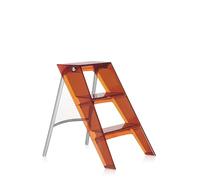 Kartell Upper, Escalera Plegable, H 60 cm, Ámbar
