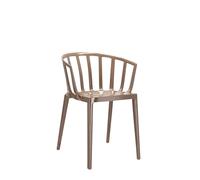 Kartell Venice Silla, Policarbonato, Tortola, 51 x 75 x 51 cm
