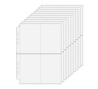 Kartenordner - A5/A6, , 10 transparente Hüllen für Sammelkarten | Organizer für Sammlungen, Fotos, Fotokarten, Entradas | Robuster Schutzordner für Kinder und Erwachsene