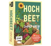 Kartenset: Hochbeet super easy: 64 Karten zum Gärtnern im Hochbeet: mit praktischen Gartentipps, 10 Beetplänen und über 30 Pflanzenporträts zu den beliebtesten Gemüsen, Kräutern und Blumen