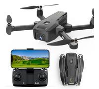 Karuisrc Drone con Camara 4K Profesional Adulto Principiante Larga Distancia,QC Drone Follow Me con Retorno,Vuelo Circular Plegable,Posicionamiento de Flujo Óptico,Vuelo Estacionario Automático