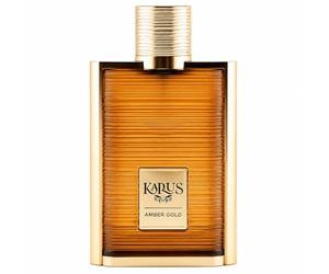 KARUS AMBER GOLD - Perfume Khadlaj Perfumes de 100 ml - Lujosa fragancia floral oriental con oud, grosella negra e incienso para hombres y mujeres