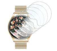 KARYLAX - 4 piezas de protector de pantalla antiarañazos, 100% transparente protector compatible con Ice-Watch - ICE Smart 2.0 - Reloj inteligente redondo (1,20 pulgadas)
