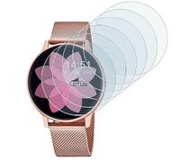 KARYLAX - (6 protectores de pantalla de vidrio flexible, resistente a los arañazos, compatibles con el reloj inteligente Lotus Smartwatch 50017/1