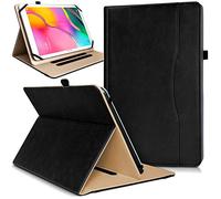 Karylax - Funda de protección completa con soporte y portadocumentos, universal, L, color negro para Acer Iconia A3-A10 10