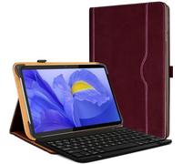 Karylax - Funda protectora para Blackview Tab 11 (teclado AZERTY Bluetooth, funda compatible con Bluetooth), color burdeos