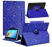 Karylax - Funda universal para tablet Lexibook LexiTab de 7 pulgadas, diseño de diamante, color azul