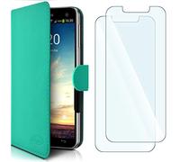 KARYLAX - Lote de 2 lentes flexibles y funda tipo cartera para Orange Neva Start